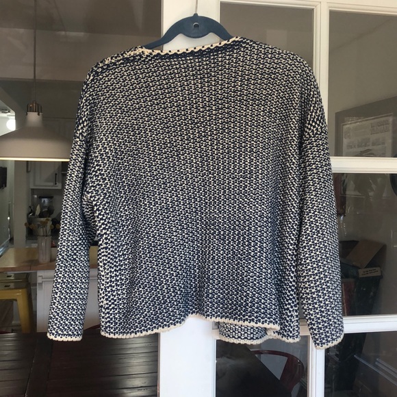 Babaa Blue and White Cardigan - Picture 6 of 6